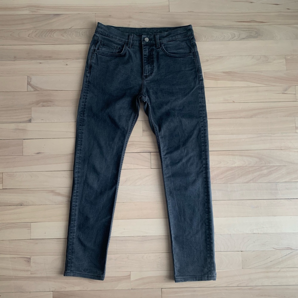 COS - Washed Black Slim-Fit Denim Jeans | Minimalist - Picture 2 of 10